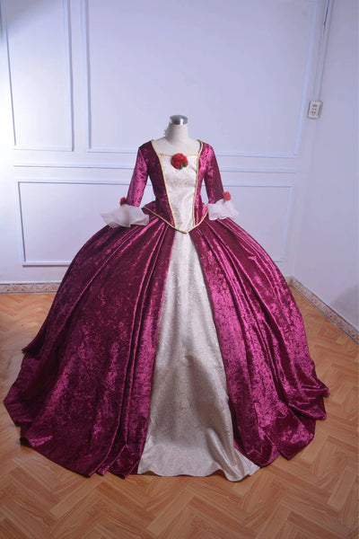 Christmas Belle Dress Beauty and the Beast Belle Christmas Costume Adult Dress