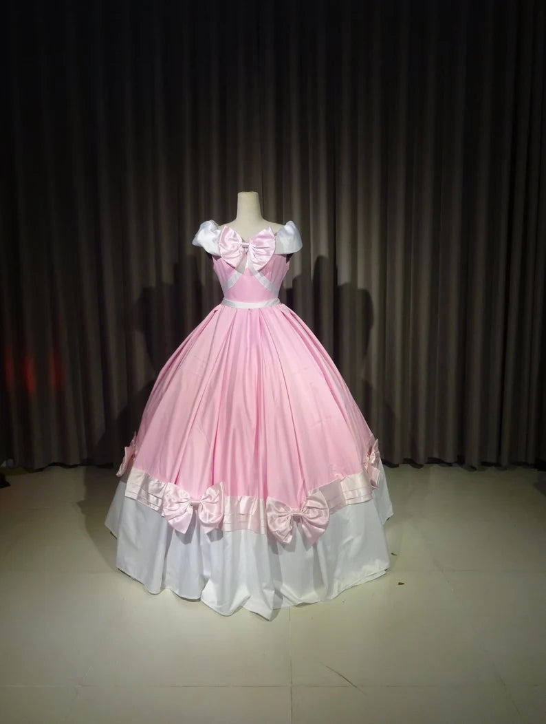 Cinderella Pink Dress Inspired Princess Inspired Cinderella Costume Ci –  Mermaidcosplay