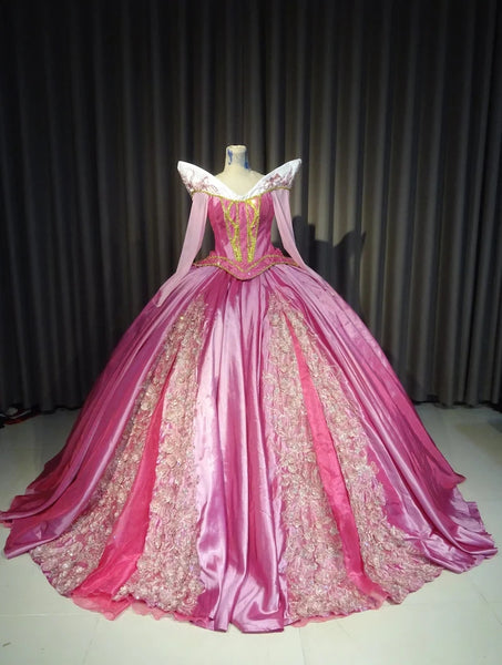 Pink Aurora Princess Adult costume Inspired Sleeping Beauty Costume Pink Color