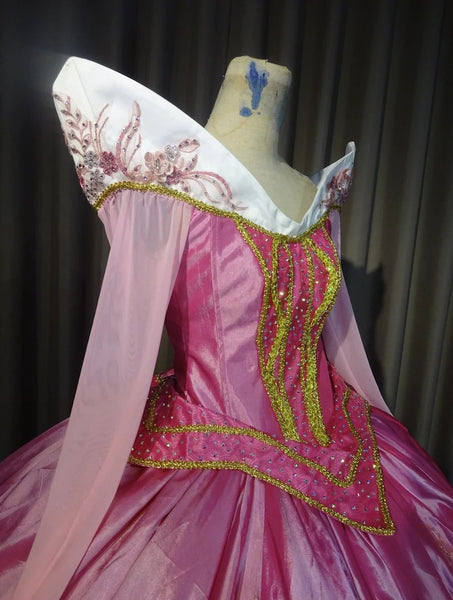 Pink Aurora Princess Adult costume Inspired Sleeping Beauty Costume Pink Color