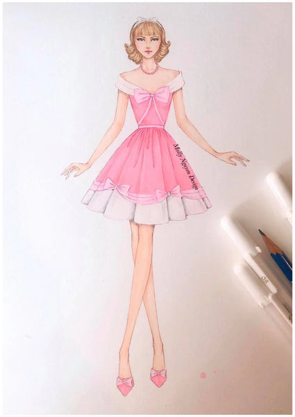 Cinderella pink Dress Cinderella dress Inspired dapper day