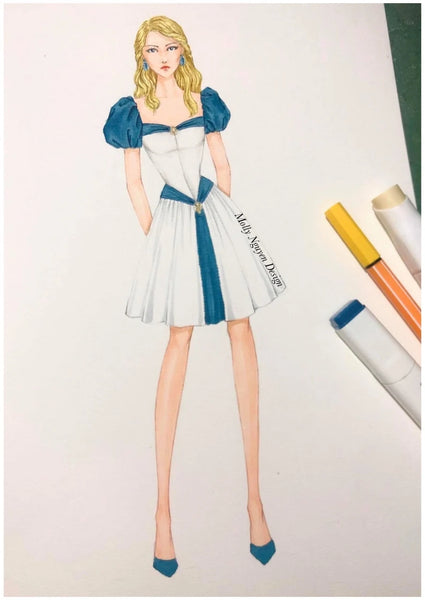 Swan Princess Dress - Odette Dress - Cosplay Dress - Short Dress