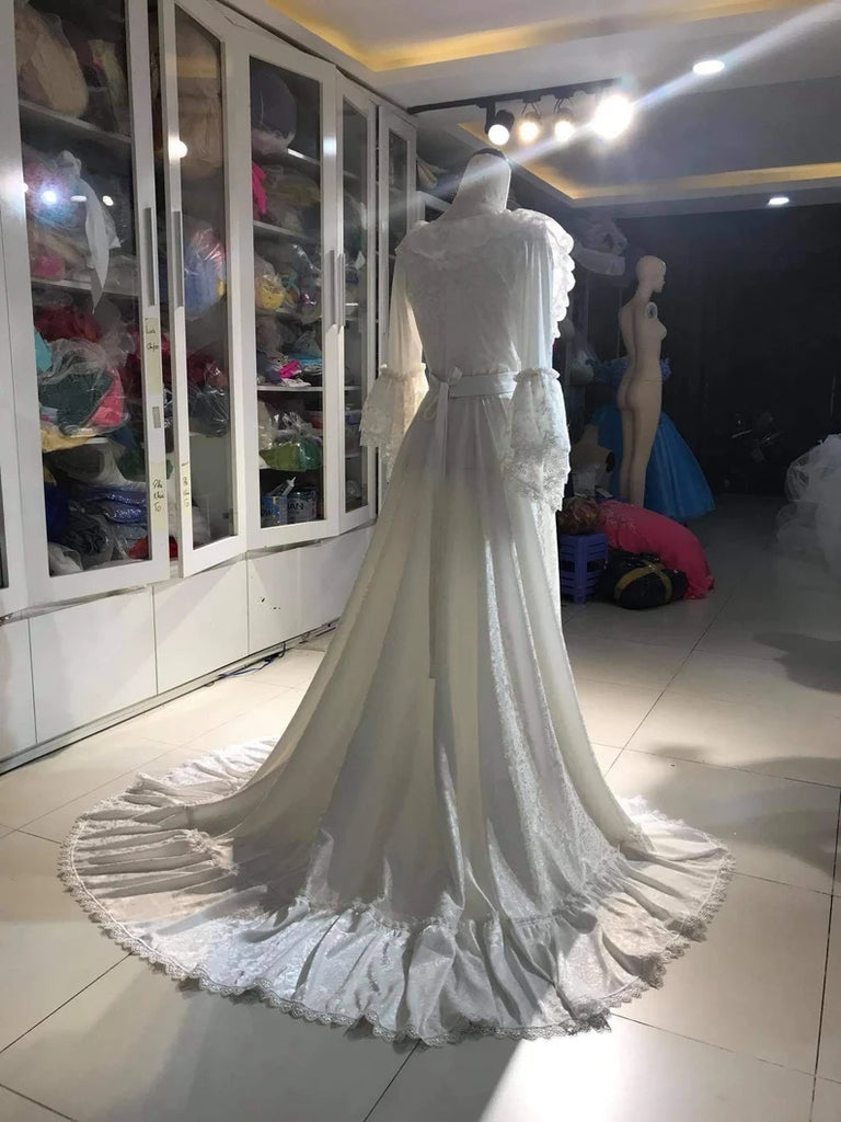 Christine White Robe The Phantom of The Opera Inspired Costume Christi – Mermaidcosplay Christine White Robe The Phantom of The Opera Inspired Costume Christi – Mermaidcosplay