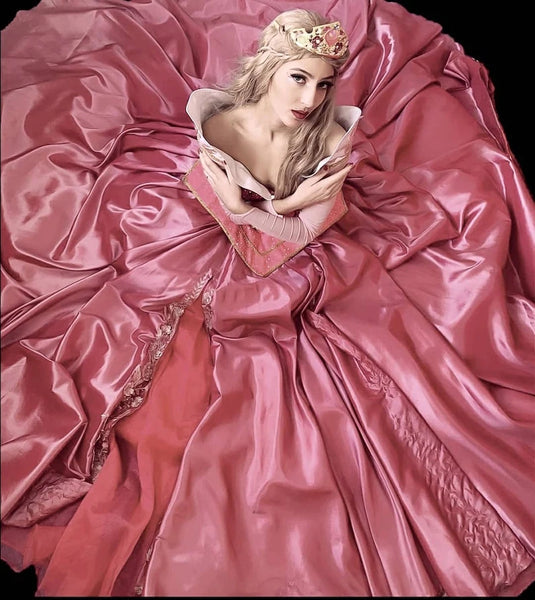 Pink Aurora Princess Adult costume Inspired Sleeping Beauty Costume Pink Color