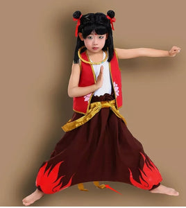 Nezha Ne zha Cosplay Costume Halloween Women Men Kids Uniform Suit costume