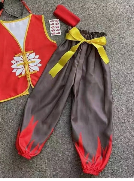 Nezha Ne zha Cosplay Costume Halloween Women Men Kids Uniform Suit costume