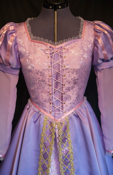 Princess Rapunzel Cosplay Costume Rapunzel cosplay dress Gown Ball adult Women Cosplay Costume
