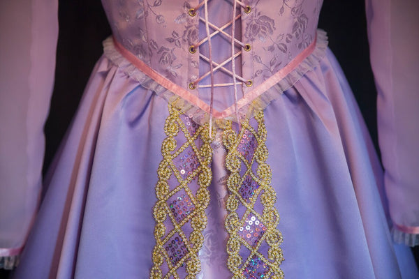 Princess Rapunzel Cosplay Costume Rapunzel cosplay dress Gown Ball adult Women Cosplay Costume