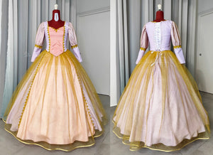 Princess Rapunzel Cosplay Costume Rapunzel cosplay dress Gown Ball adult Halloween Cosplay Costume
