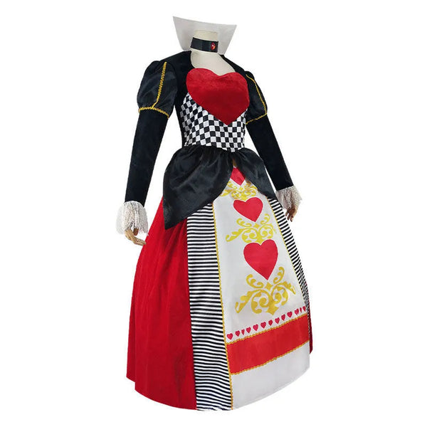 Women's Any sizes Queen of Hearts Alice Wonderland Red Queen cosplay Costume