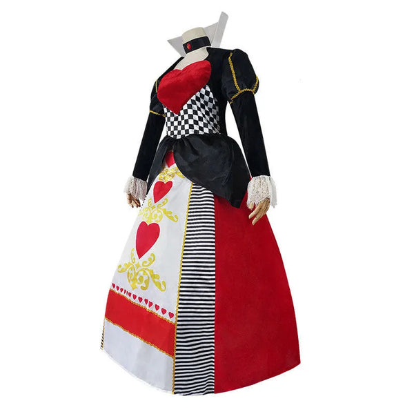 Women's Any sizes Queen of Hearts Alice Wonderland Red Queen cosplay Costume