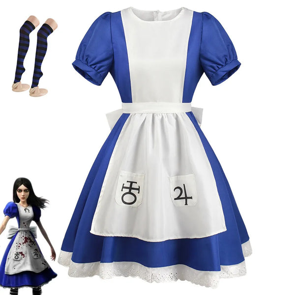 The Madness Returns Cosplay Costume Alice-Madness Returns Alice Cosplay Costume