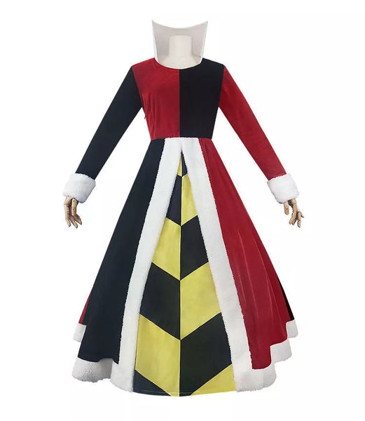 SALE--Alice In Wonderland Cosplay Costume Queen Of Hearts Dress Halloween Women Costume
