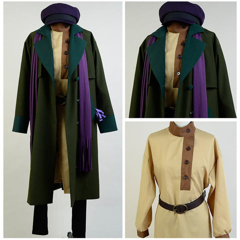 1997 Film Anastasia Romanov Anya Cosplay Costume Outfit Suit Trench