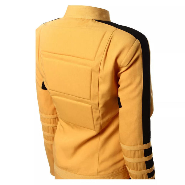 Kill Bill the Bride Cosplay Costume Uniform Yellow Halloween Women Costume