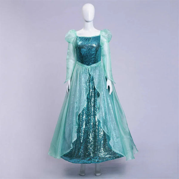 The Little Mermaid Ariel Cosplay Costume Ariel Green dress costume