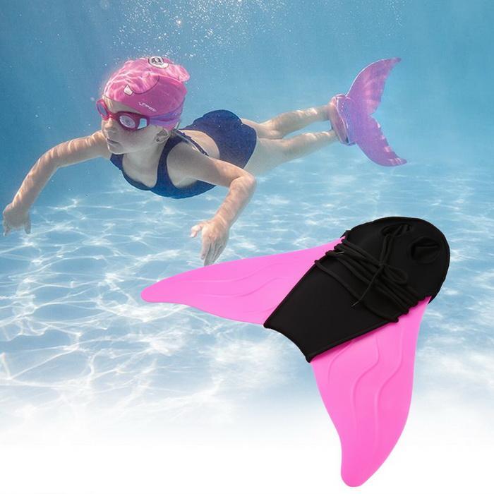 Swimming Monofin Fins Training Flipper Mermaid Swim Fin Foot Flipper Kids Adult