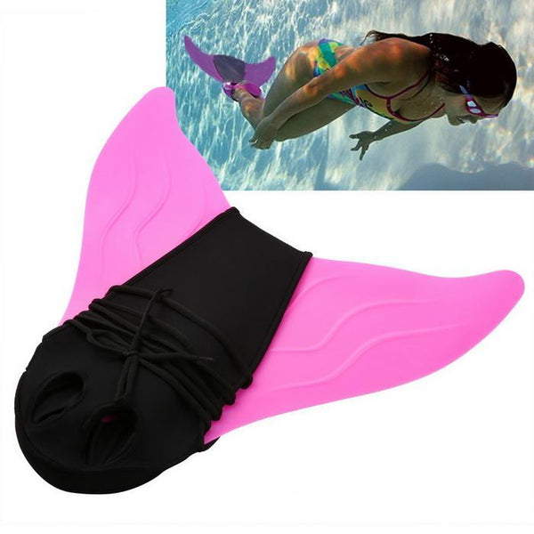 Swimming Monofin Fins Training Flipper Mermaid Swim Fin Foot Flipper Kids Adult
