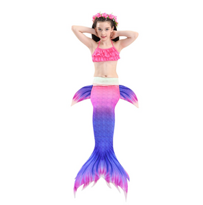 Girls Cosplay Mermaid Tail Swimwear Bikini Summer Swim Dress Cosplay A Mermaid Tails