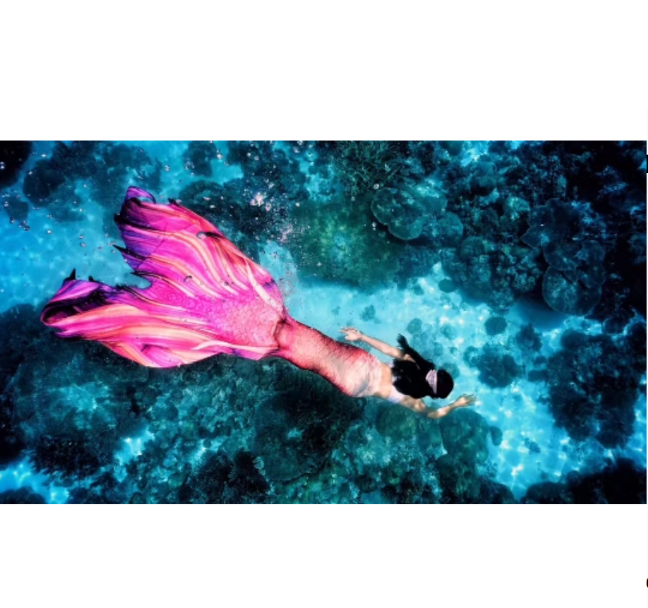 Swimmable Mermaid Pink Tails for Adults Women with Monofin