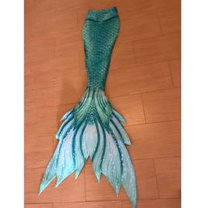 Swimmable Mermaid Green Tails for Adults Women with Monofin