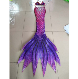 Purple Swimmable Mermaid Tails for Adults Women with Monofin