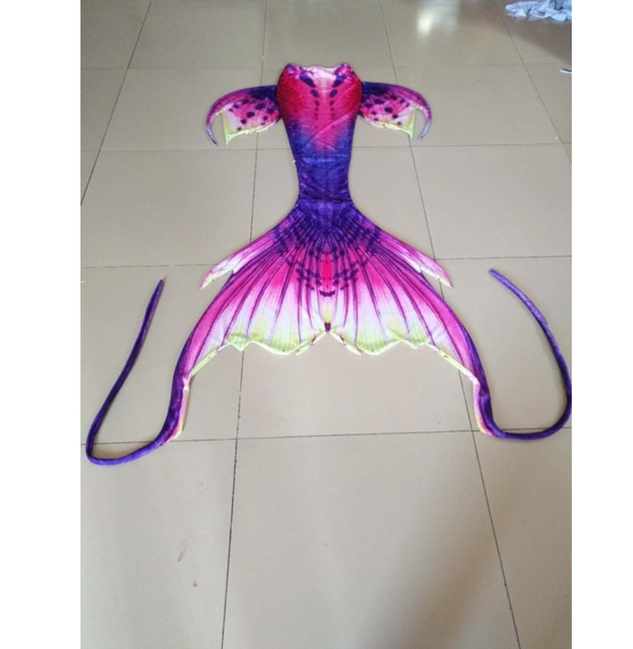 Fantastic Purple, Pink and White Swimmable Mermaid  Tails for Adults Women with Monofin
