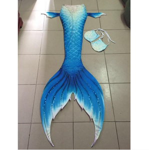 Fantastic Blue Swimmable Mermaid  Tails for Adults Women with Monofin