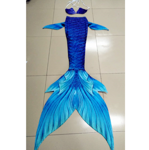 Blue compared with Light Blue Swimmable Mermaid Tails for Adults Women with Monofin