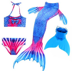 Kids Best Mermaid Tails for Swimming Swimsuit Bikini O with Fins Monof ...