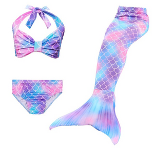 Cheap Mermaid Swim Tail for Girls Swimmable Swimwear Bikini L Mermaidcosplay