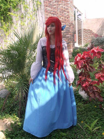 Ariel Blue Dress Ariel Little Mermaid Dress Cosplay Costume