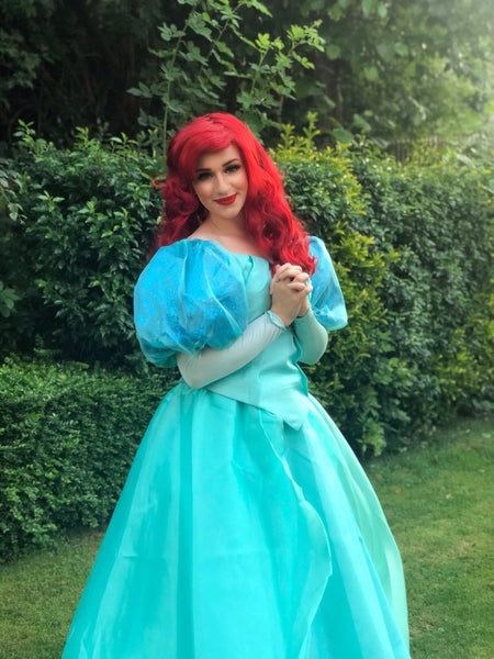 Green Princes Ariel Dress, Ariel Green Little Mermaid Dress