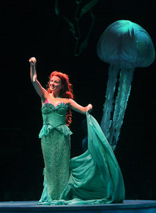 Princess Ariel Green Dress Musical Theatre Dress Cosplay Costume