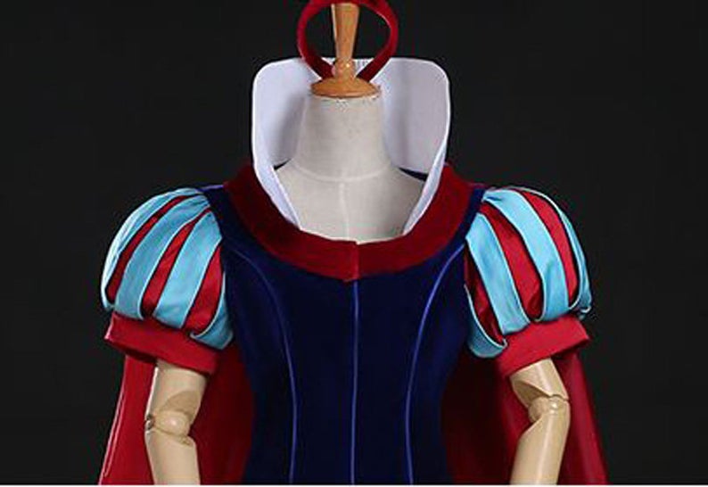 princess snow white dress Princess Snow White Costume Original Snow White Dress Classic Style Wi –  Mermaidcosplay