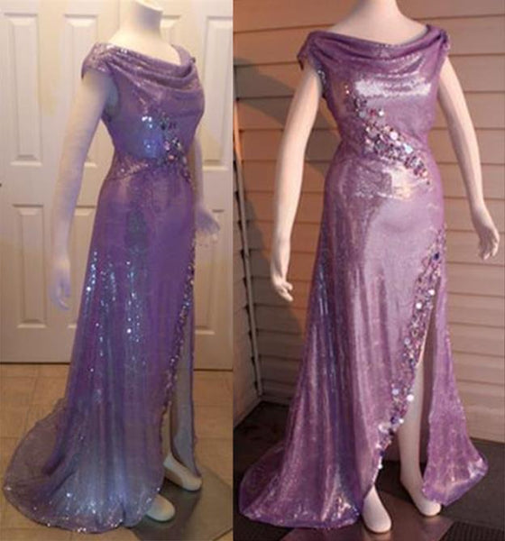 Sparkling Ariel Purple Dress Cosplay Costume Inspired The Little Mermaid